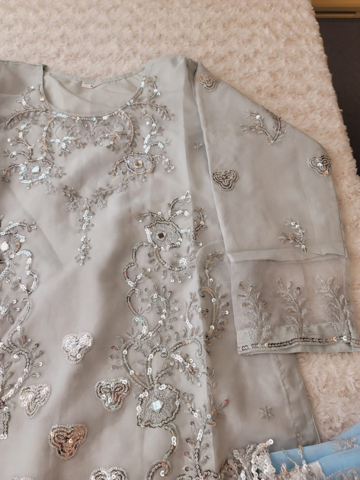 Pakistani Stitched Embroidery Party Wear Dresses Ready To Ship