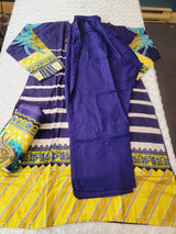 Pakistani linen Embroidered Salwar kameez Ready To Ship