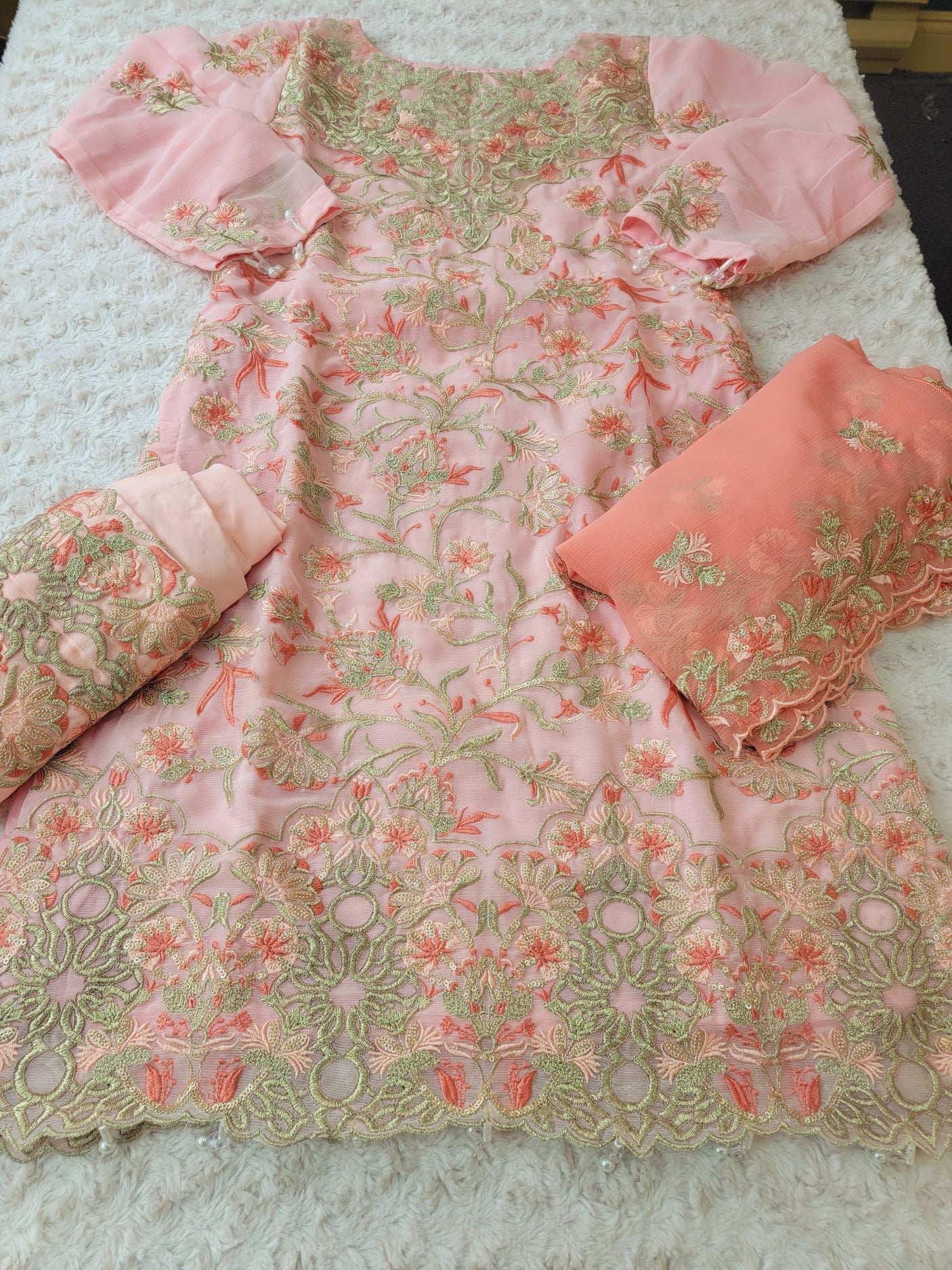 Pakistani Embroidered Party wear  Ready To Ship