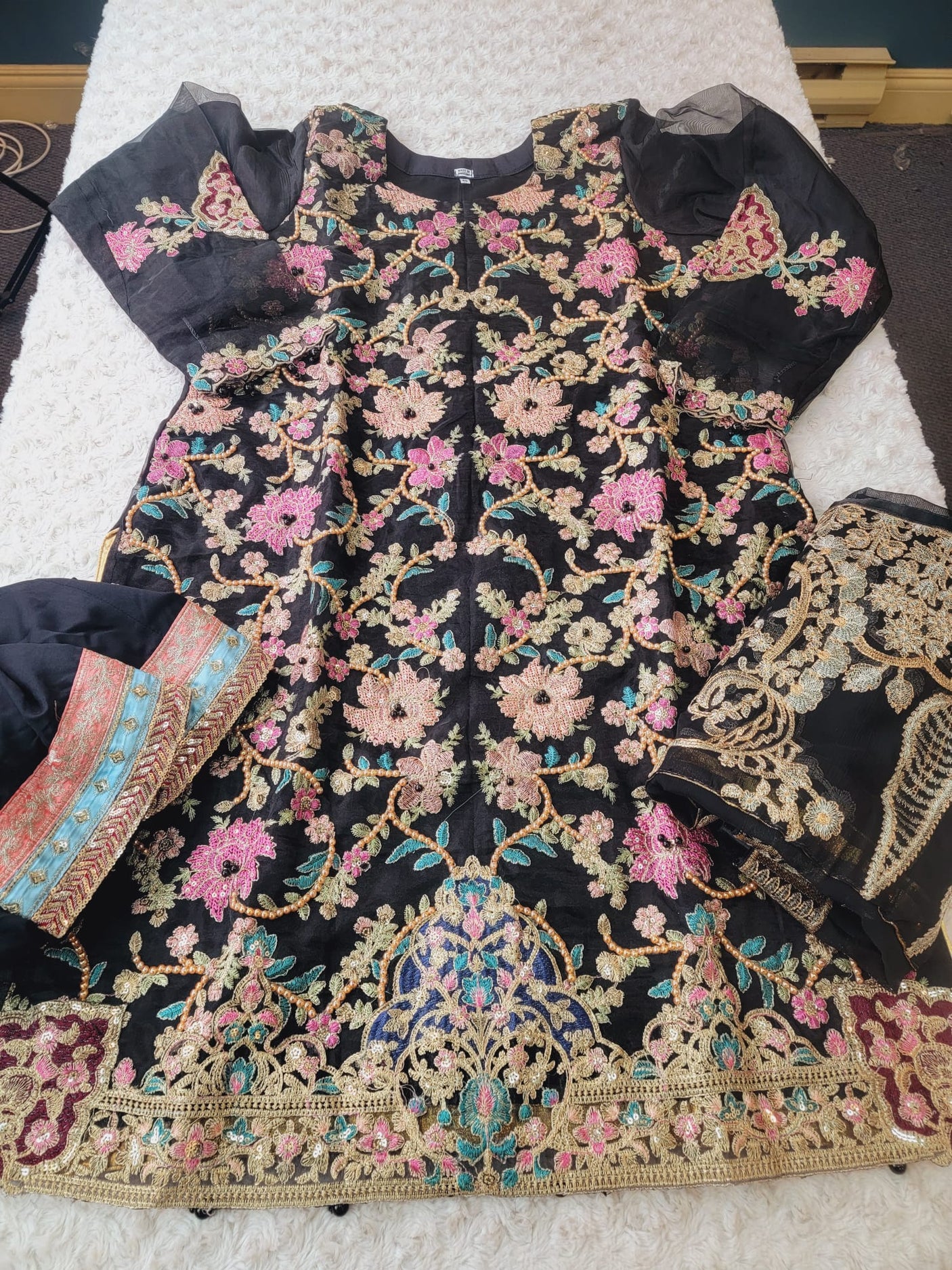 Pakistani Embroidered Party wear  Ready To Ship