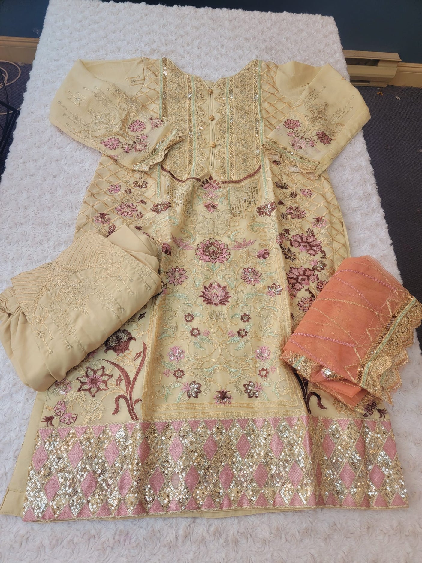 Pakistani Embroidered Party wear  Ready To Ship