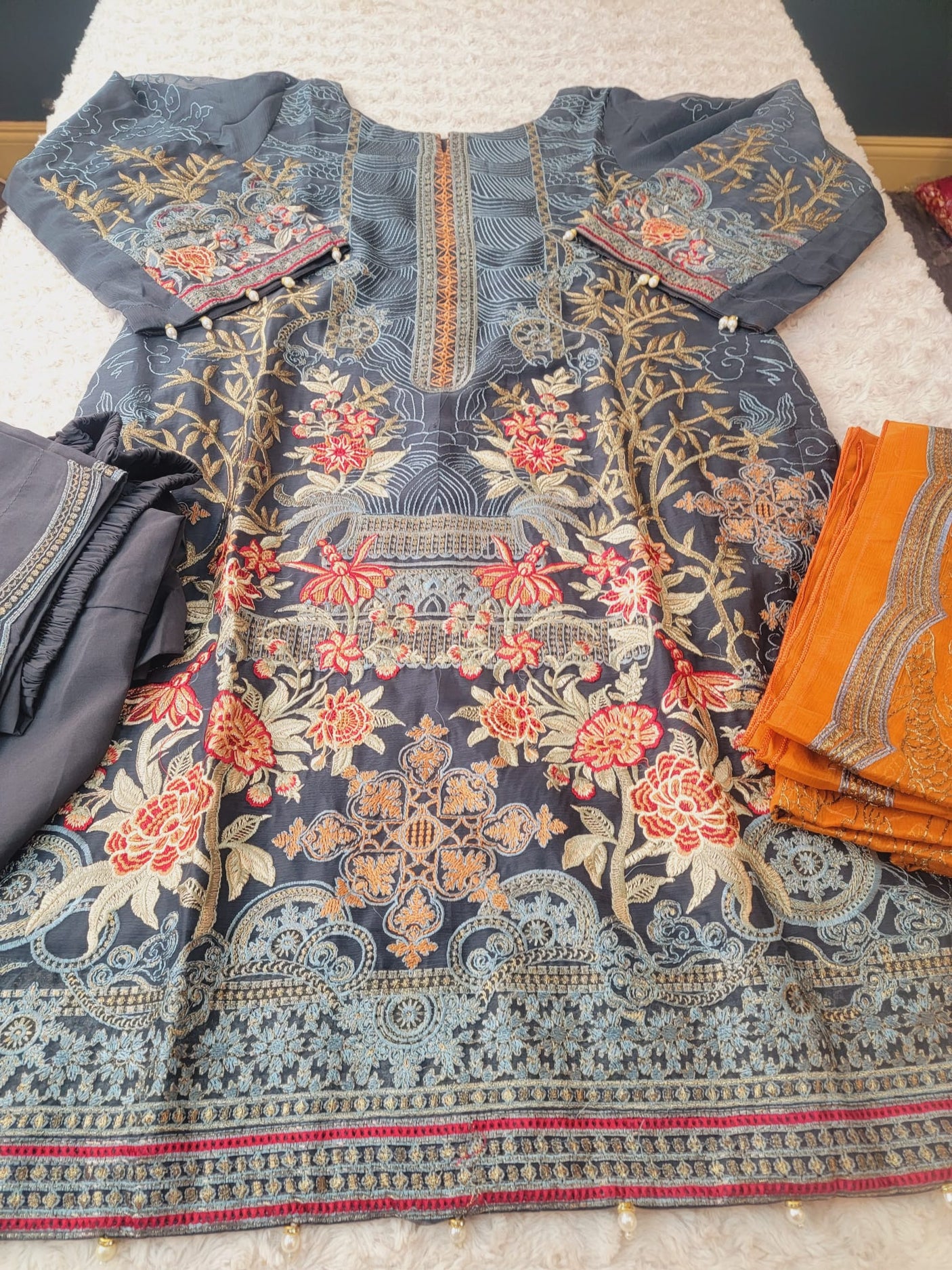 Pakistani Embroidered Party wear  Ready To Ship