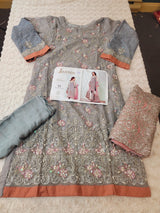 Pakistani Stitched Embroidery Party Wear Dresses Ready To Ship