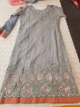 Pakistani Stitched Embroidery Party Wear Dresses Ready To Ship