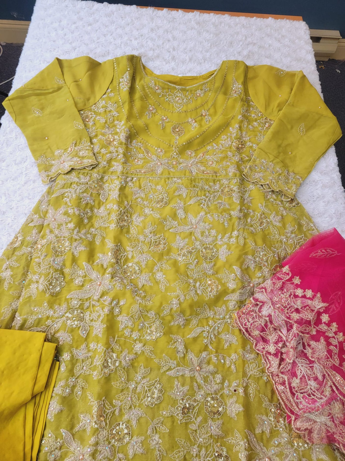 Pakistani Stitched Embroidery Party Wear Dresses Ready To Ship