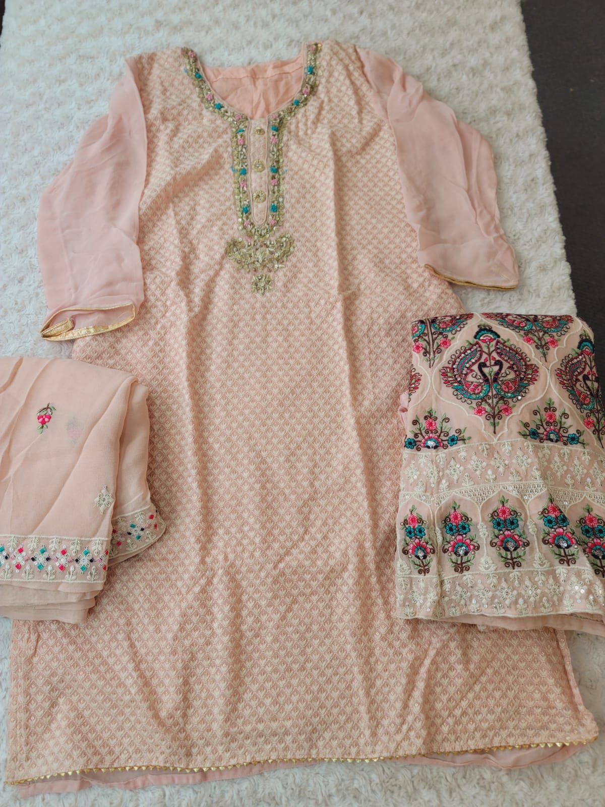 Exclusive Indian boutique collection (zardosi work with skirt)