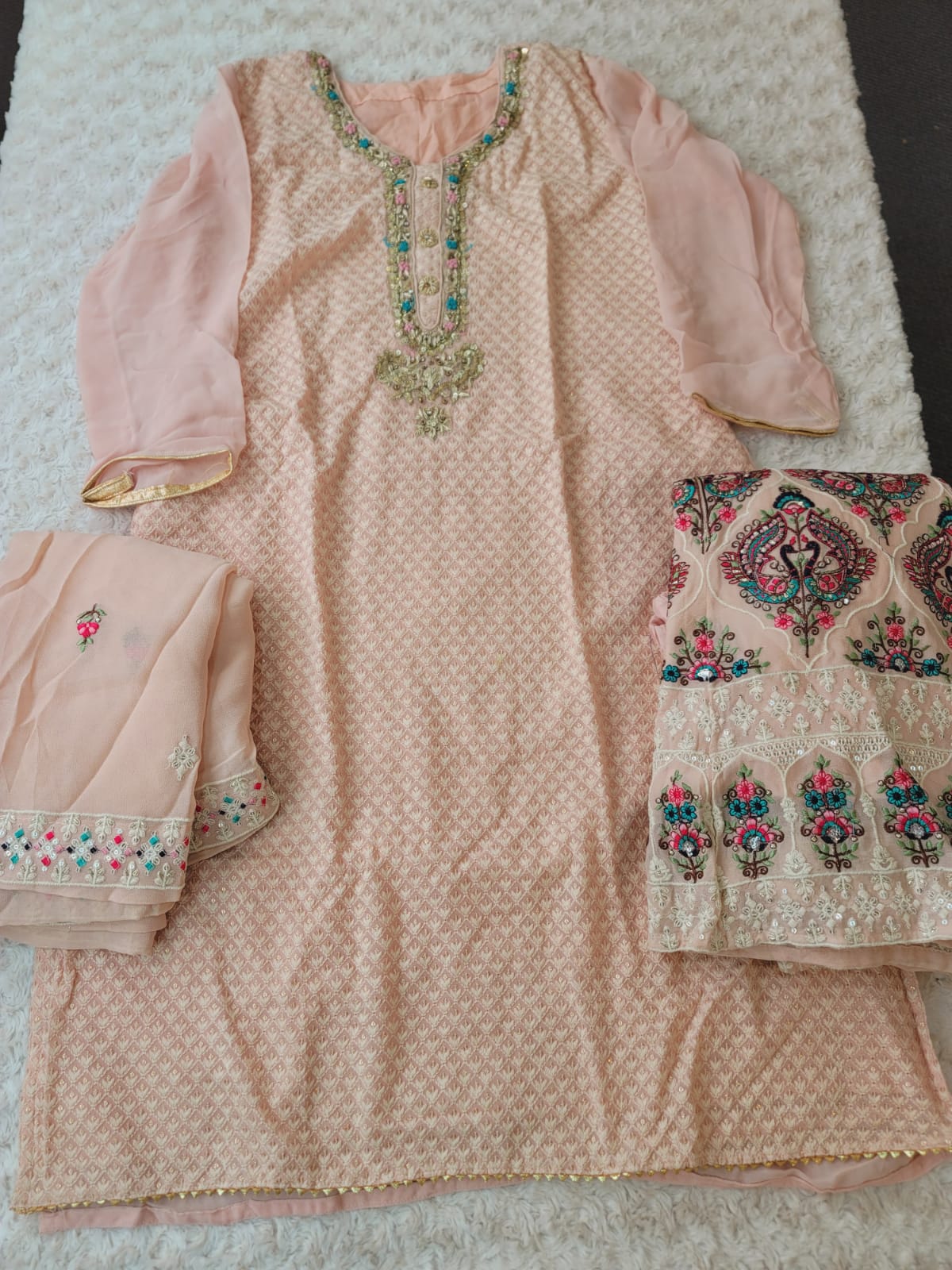 Exclusive Indian boutique collection (zardosi work with skirt)