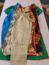 Pakistani Stitched lawn Embroidered Salwar kameez ready to ship