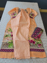 Indian Stitched Embroidery Suit Ready To Ship