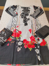 Indian Stitched Embroidery Suit Ready To Ship