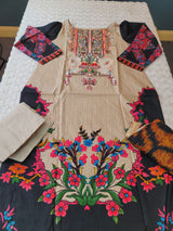 Indian Stitched Embroidery Suit Ready To Ship