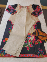 Indian Stitched Embroidery Suit Ready To Ship