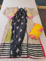 Pakistani lawn Embroidered Salwar kameez Ready To Ship