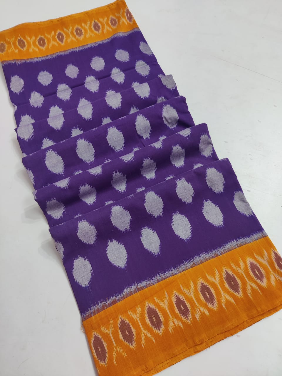 Ikkat saree with bp