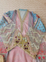 Pakistani lawn Embroidered Salwar kameez Ready To Ship