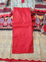 Luxury lawn with pure chiffon dupatta- Ready To Ship