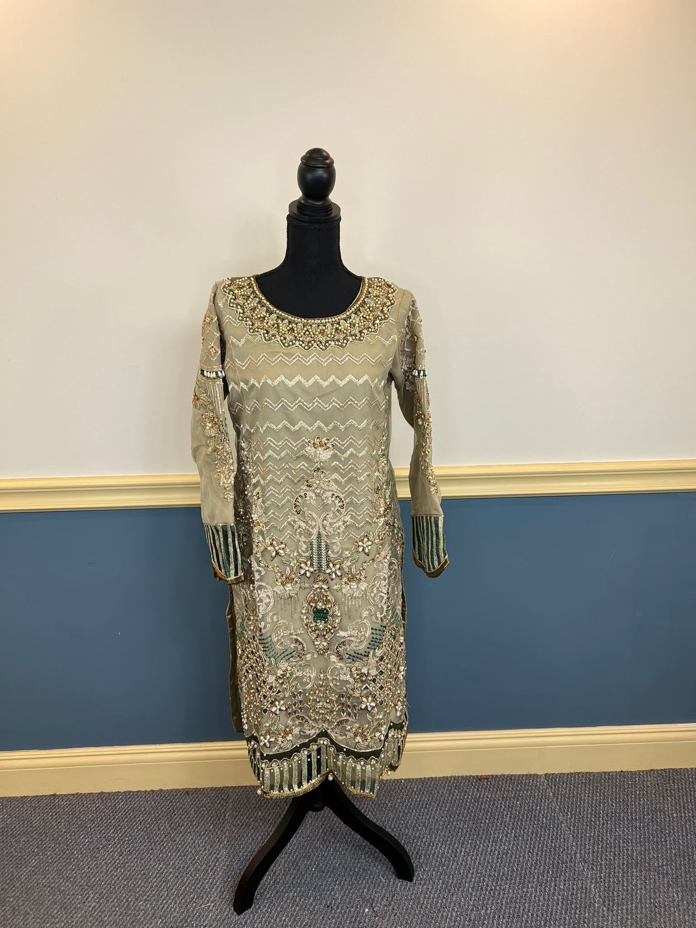 Pakistani Stitched Embroidery Party Wear Dresses Ready To Ship