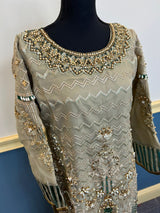 Pakistani Stitched Embroidery Party Wear Dresses Ready To Ship