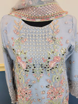 Pakistani Stitched Embroidery Party Wear Dresses Ready To Ship