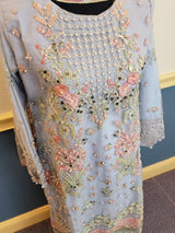 Pakistani Stitched Embroidery Party Wear Dresses Ready To Ship