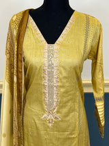 Pakistani Stitched lawn Embroidered Salwar kameez ready to ship