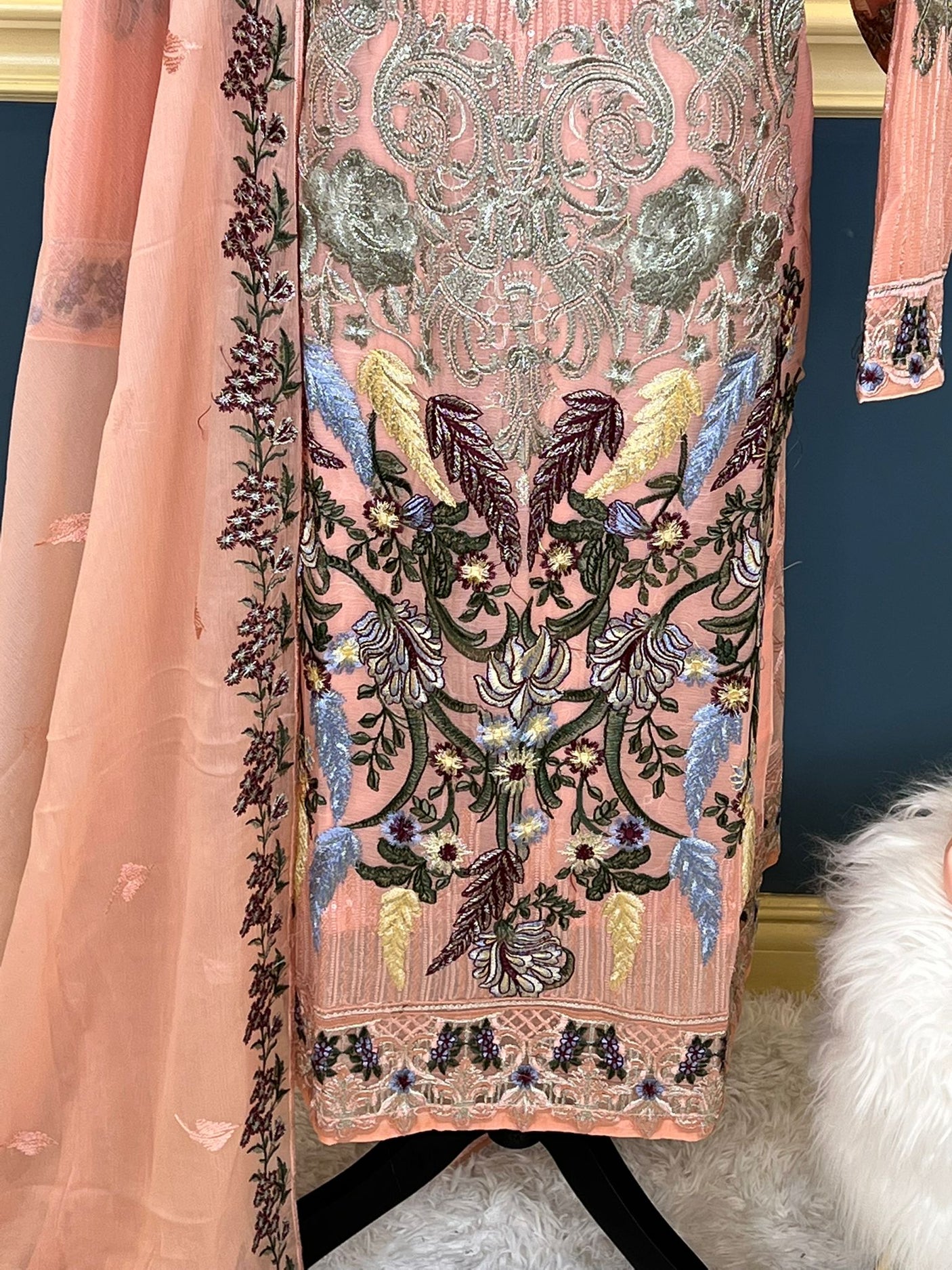 Pakistani Embroidered Party wear  Ready To Ship