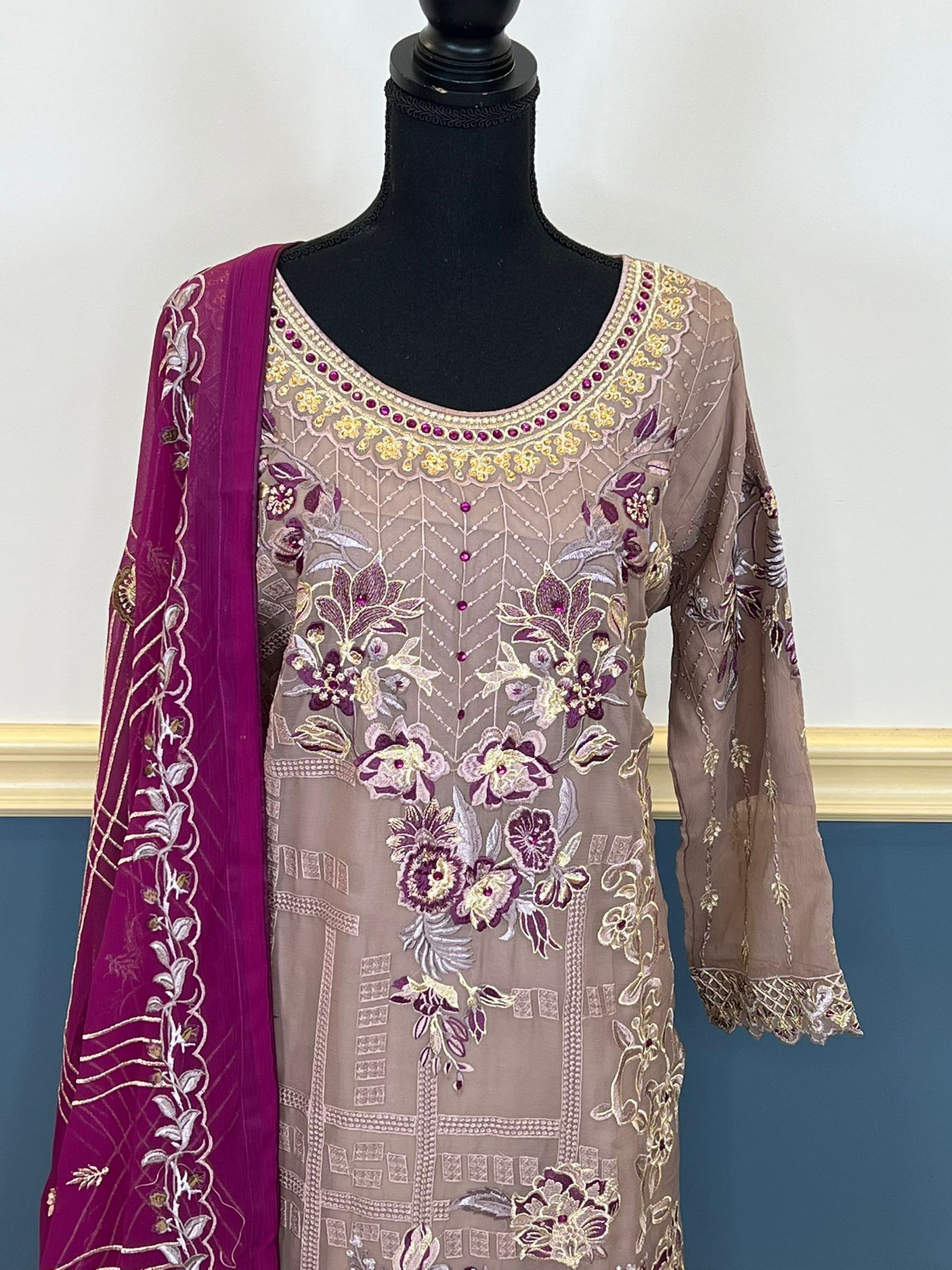 Pakistani Embroidered Party wear  Ready To Ship