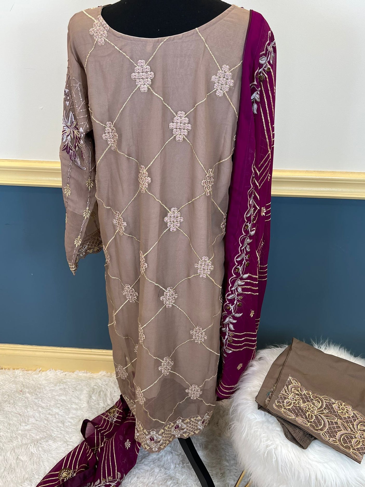 Pakistani Embroidered Party wear  Ready To Ship