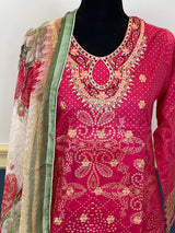 Pakistani Stitched Embroidered lawn Salwar kameez ready to ship