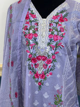 Pakistani Stitched Embroidered lawn Salwar kameez ready to ship