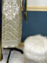 Pakistani Stitched Embroidered lawn Salwar kameez ready to ship