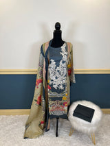 Pakistani Stitched Embroidered lawn Salwar kameez ready to ship