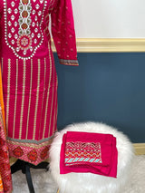 Pakistani Stitched Embroidered lawn Salwar kameez ready to ship