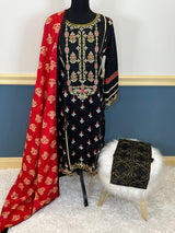 Pakistani Stitched Embroidered lawn Salwar kameez ready to ship