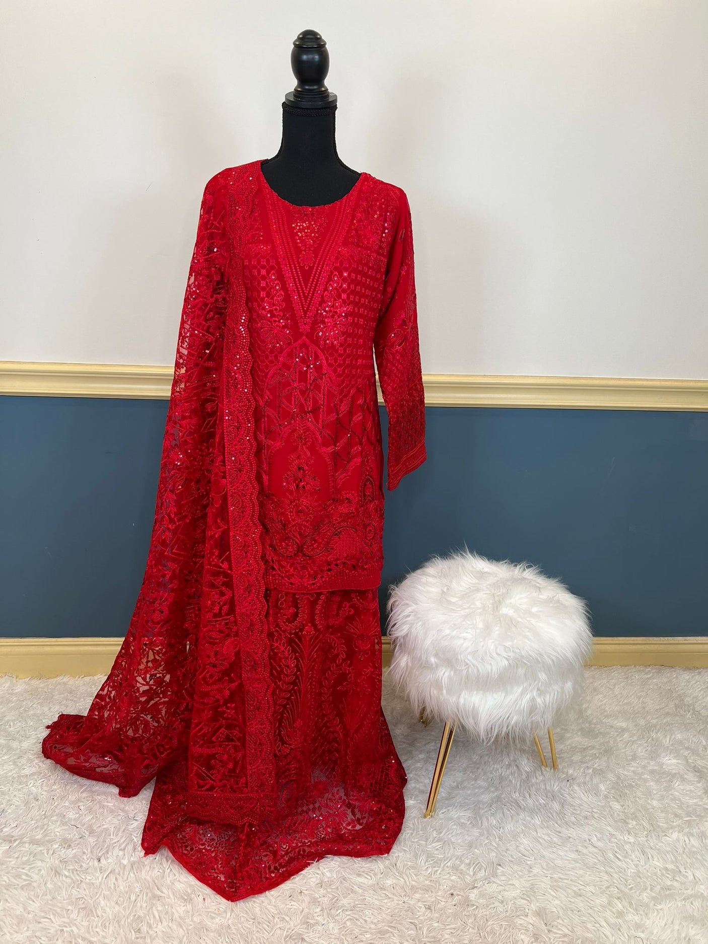 Pakistani Embroidered Party wear  Ready To Ship