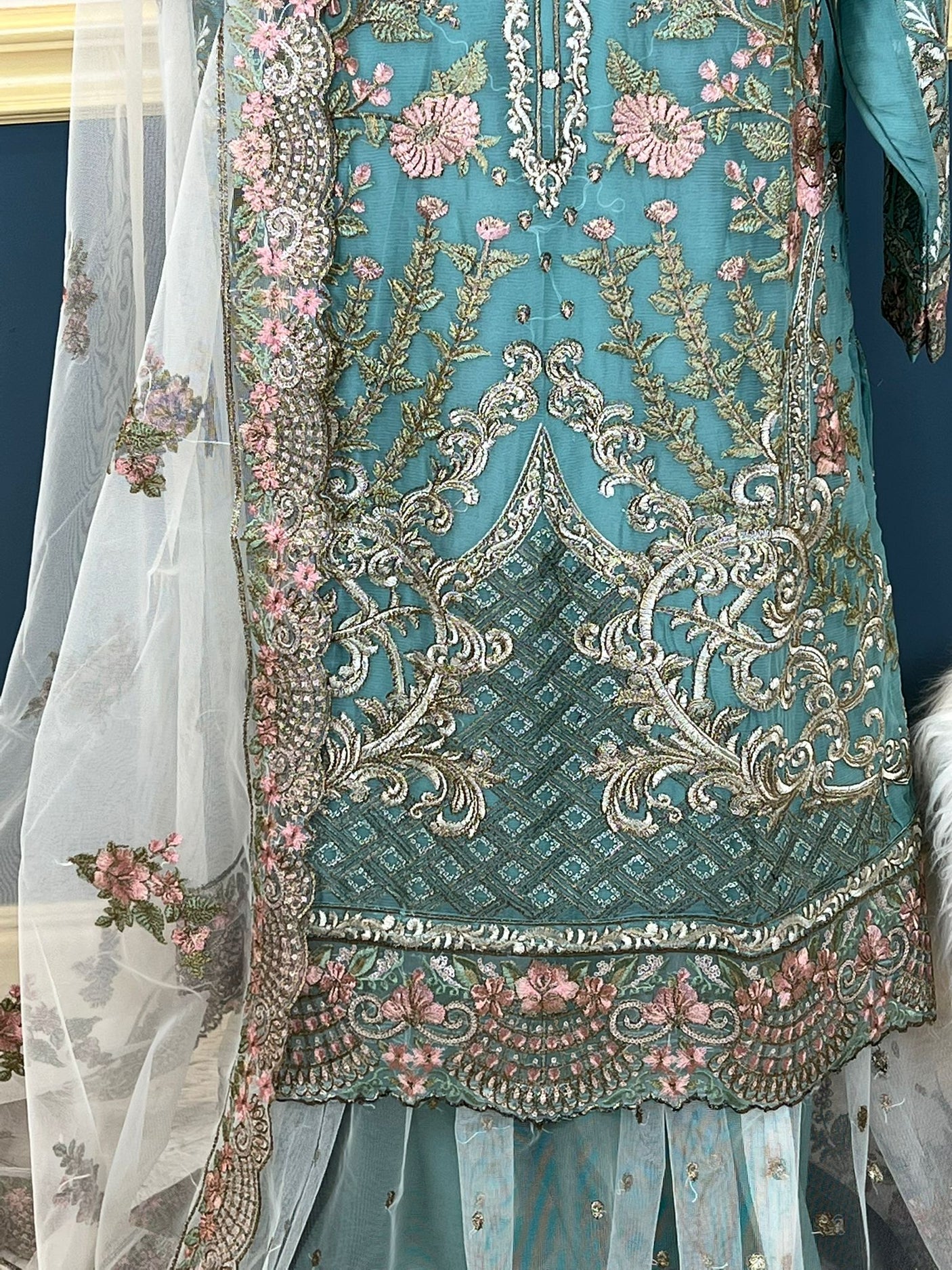 Pakistani Embroidered Party wear  Ready To Ship