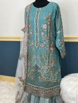 Pakistani Embroidered Party wear  Ready To Ship