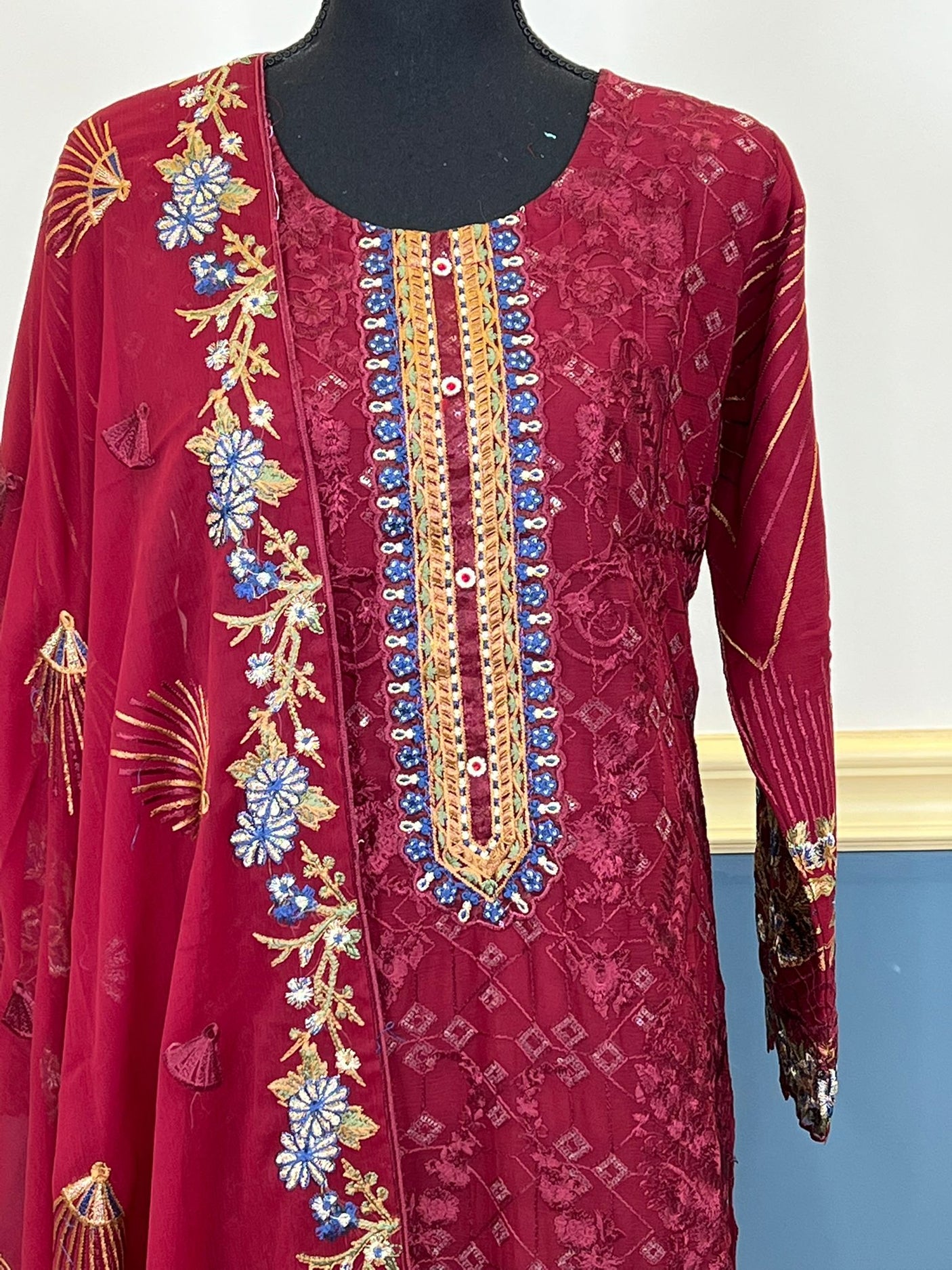 Pakistani Embroidered Party wear  Ready To Ship
