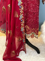 Pakistani Embroidered Party wear  Ready To Ship