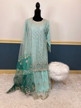 Pakistani Embroidered Party wear  Ready To Ship