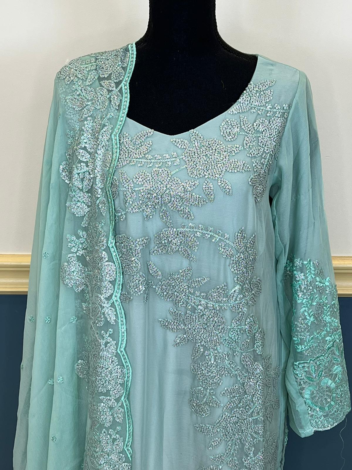 Pakistani Embroidered Party wear  Ready To Ship