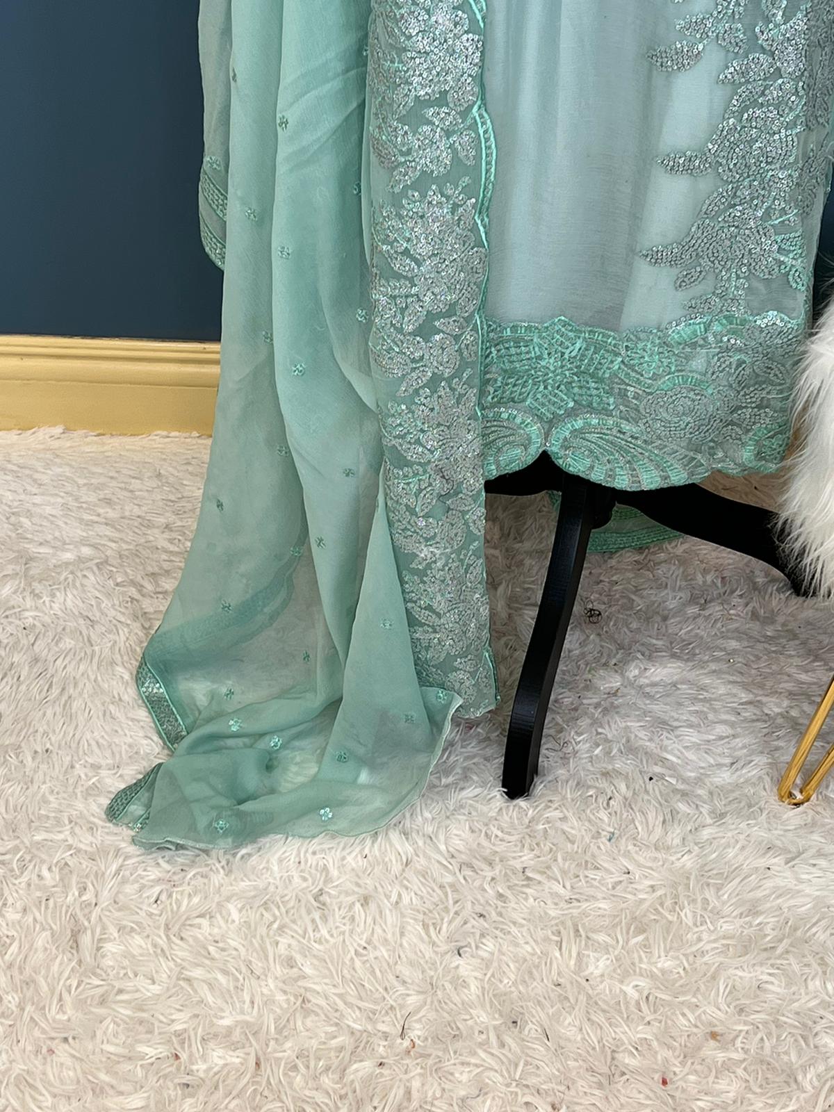 Pakistani Embroidered Party wear  Ready To Ship