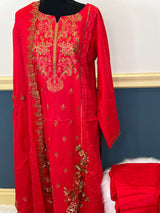 Pakistani Stitched Embroidery luxury  lawn Dresses Ready To Ship