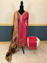 Pakistani Stitched Embroidery luxury  lawn Dresses Ready To Ship