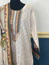 Pakistani Stitched Embroidery luxury  lawn Dresses Ready To Ship
