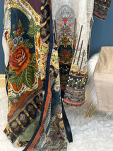 Pakistani Stitched Embroidery luxury  lawn Dresses Ready To Ship