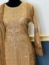 Pakistani Stitched Embroidered lawn Salwar kameez ready to ship