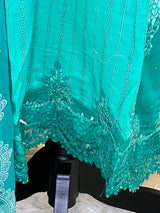 Pakistani Stitched Embroidered lawn Salwar kameez ready to ship