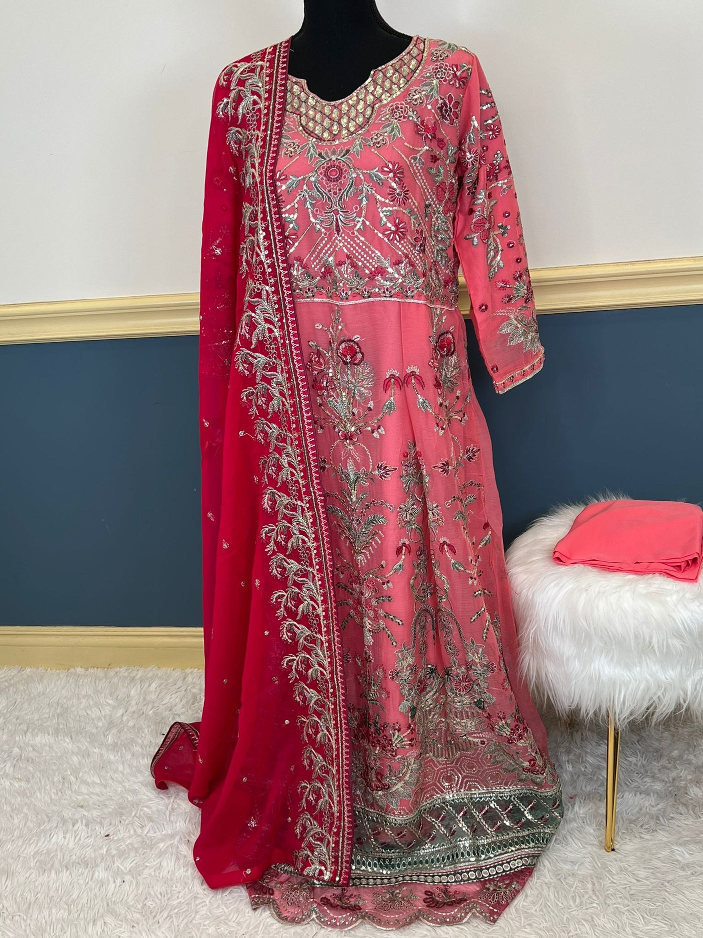 Pakistani Embroidered Party wear  Ready To Ship