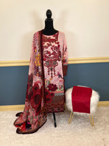 Pakistani Stitched Luxury Embroidered lawn Salwar kameez ready to ship